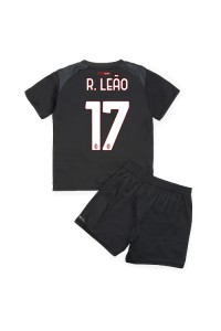 AC Milan Rafael Leao #17 Babyklær Hjemme Fotballdrakt til barn 2022-23 Korte ermer (+ Korte bukser)